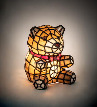 Meyda 7"h X 7"w X 6"d Teddybear Accent Lamp.614 - 13351