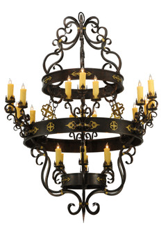Meyda 60"w Santino 24 Lt Chandelier - 136480