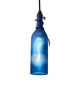 Meyda 3" Wide Personalized Thirsty Owl Wine Bottle Mini Pendant - 137403
