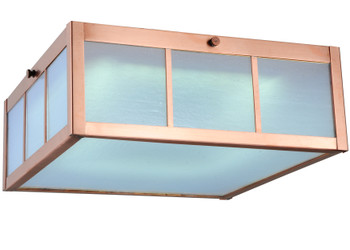 Meyda 12.75"sq Beck Led Flushmount - 139332