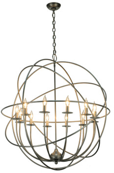 Meyda 36"w Atom Enerjisi 12 Lt Chandelier - 139969