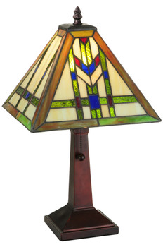 Meyda 17.5"h Prairie Wheat Table Lamp - 139973