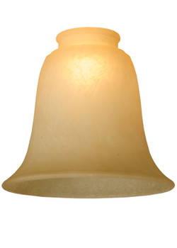 Meyda 5.5"w X 4.75"h Bell Carmel Speck Shade - 140920