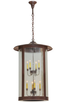 Meyda 24"w Fulton Hanging Lantern Pendant - 144731