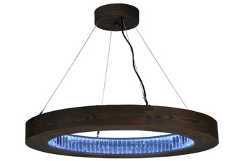 Meyda 32"w Hickory Treasures Led Pendant - 145990