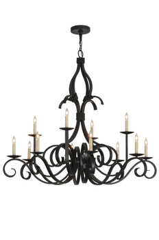 Meyda 48"w Cypress 12 Lt Chandelier - 146034