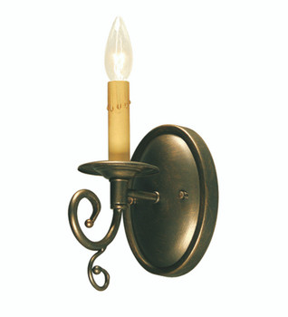 Meyda 5" Wide Melodie 1 Light Wall Sconce - 146374