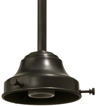 Meyda 39"l Revival Schoolhouse 2 Lt Craftsman Brown On Brass Island Pendant Hardware - 147633