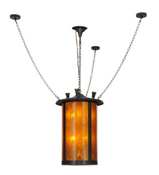 Meyda 24"w Fulton Prime W/uplights Lantern Pendant - 148852