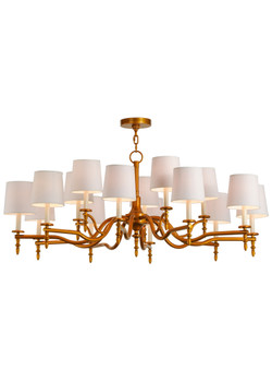 Meyda 52"w Toby 15 Lt Chandelier - 149365