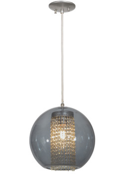 Meyda 12"w Bola Crystal Pendant - 149397