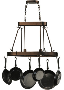 Meyda 32"l Harmony 2 Lt Pot Rack - 149667