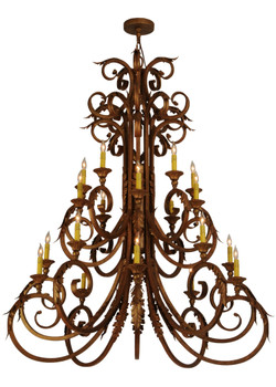 Meyda 48" Wide Serratina Chandelier - 150518