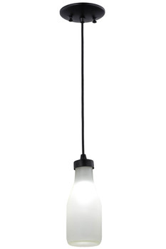 Meyda 5"w Milk Bottle Led Mini Pendant - 151225