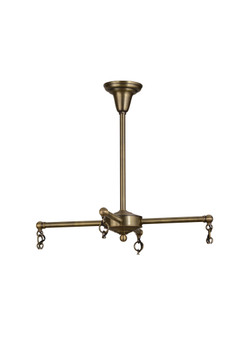 Meyda 30"w Stillwater "t" Mission 4 Lt Chandelier - 151753