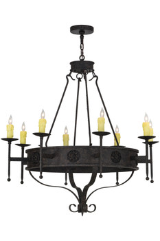 Meyda 42"w Lorenzo 8 Lt Chandelier - 152245