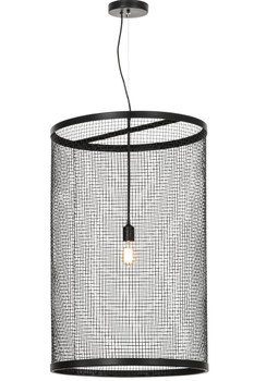 Meyda 24"w Cilindro Cage Pendant - 154248