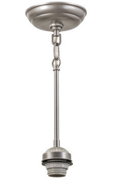 Meyda 5"w Nickel 1 Lt Pendant Hardware - 165428