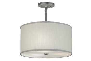 Meyda 15"w Cilindro Textrene Pendant - 166656