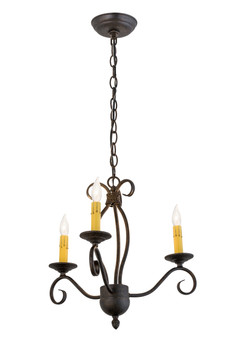 Meyda 18"w Sienna 3 Lt Chandelier - 169826