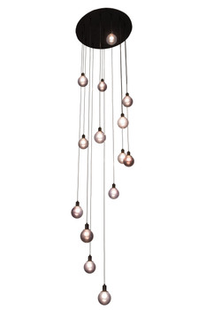 Meyda 34"w Bola 14 Lt Cascading Pendant - 171527