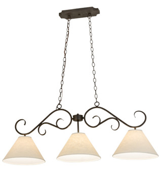 Meyda 48" Long Bristol 3 Light Oblong Pendant - 171986