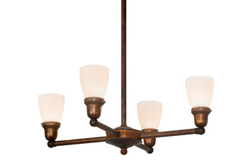 Meyda 26"w Revival Goblet 4 Lt Chandelier - 176619