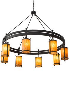 Meyda 84"w Beartooth 8 Lt Chandelier - 176848