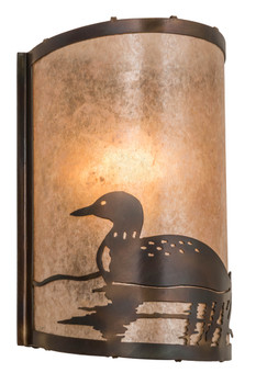 Meyda 8" Wide Loon Left Wall Sconce - 178371