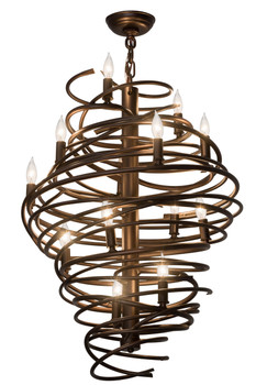 Meyda 20"w Cyclone 13 Lt Chandelier - 181999