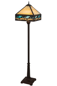 Meyda 67.5"h Camel Mission Floor Lamp - 182377