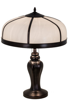Meyda 24"h Arts & Crafts Dome Table Lamp - 182605