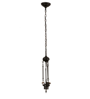 Meyda 20"w Solar Black 3 Lt Inverted Pendant Hardware - 184620