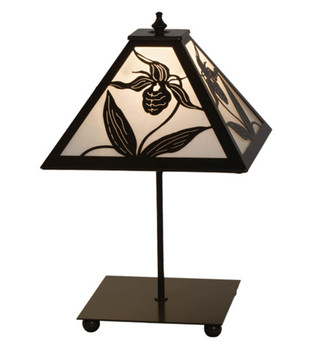 Meyda 18"h Lady Slipper Table Lamp - 18792