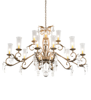 Meyda 62"l Windsor 14 Lt Oblong Chandelier - 195401