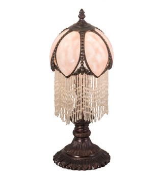 Meyda 16"l Alicia Fringed Mini Lamp - 196896