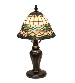 Meyda 15" High Tiffany Roman Mini Lamp - 198767