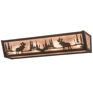 Meyda 24" Wide Moose At Lake Vanity Light - 200615