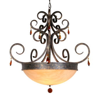 Meyda 36" Wide Serratina Chandelier - 200730