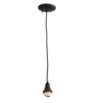 Meyda 5" Wide Textured Black Pendant Hardware - 203701