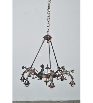 Meyda 26"w Victorian 6 Arm Chandelier - 26181