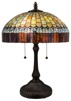 Meyda 24"h Tiffany Candice Table Lamp - 26322