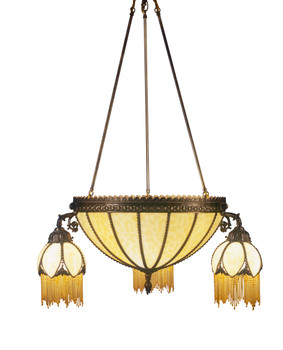 Meyda 33"w Gothic 3 Arm Chandelier - 26802