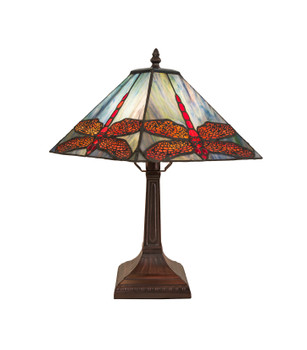 Meyda 15.5"high Prairie Dragonfly Accent Lamp - 28396