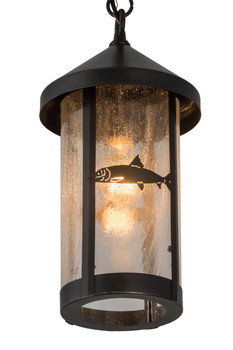 Meyda 8"w Bonefish Fulton Hanging Lantern Pendant - 50116