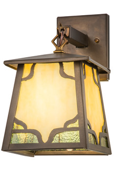 Meyda 7"w Kirkpatrick Hanging Wall Sconce - 50525