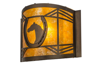 Meyda 12"w Horseshoe Wall Sconce - 51502