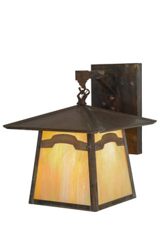 Meyda 12"w Stillwater Mountain View Hanging Wall Sconce - 54632