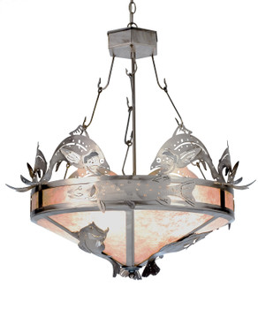 Meyda 60"w Catch Of The Day Trout Inverted Pendant - 65177