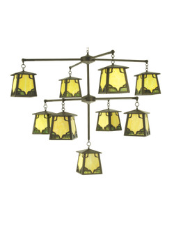 Meyda 55"wide Kirkpatrick 9 Light Chandelier - 65227